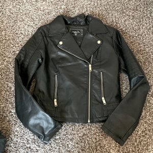 Black Leather Jacket from Rue21